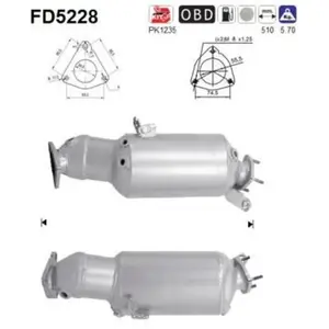 Filtre À Particules Fd5228 As Audi As Fd5228 pas cher