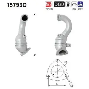 AS catalyseur 15793D pas cher