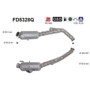 Comparateur de prix : Filtre À Particules Diesel Fd5328q As Mercedes-Benz As Fd5328q