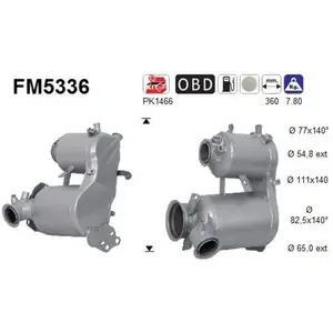 AS FM5336 Filtre à Particules pas cher
