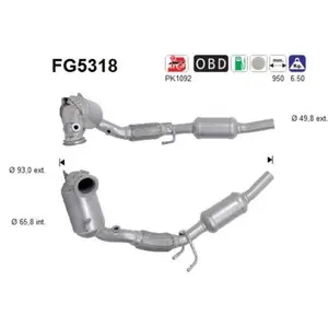 Comparateur de prix : AS Filtre à particules / FAP pour SKODA: Scala, Kamiq & VOLKSWAGEN: Po...