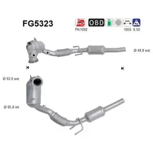 AS FG5323 Filtre à Particules pas cher