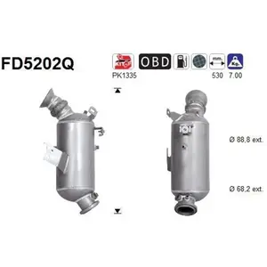 Filtre À Particules Fd5202q As Mercedes-Benz As Fd5202q pas cher