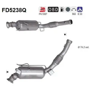 AS FD5238Q Filtre à Particules pas cher