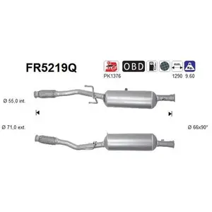 AS FR5219Q Filtre à Particules pas cher