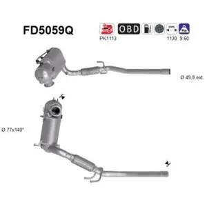Filtre À Particules Fd5059q As As Fd5059q pas cher