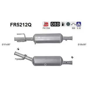 AS FR5212Q Filtre à Particules pas cher