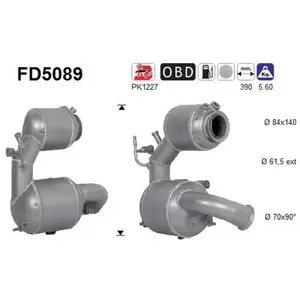 Filtre À Particules Fd5089 As Mini As Fd5089 pas cher