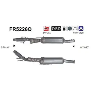 AS FR5226Q Filtre à Particules pas cher