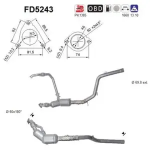 Comparateur de prix : Filtre À Particules Fd5243 As Land Rover As Fd5243