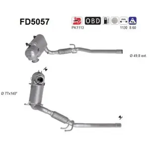 AS FD5057 Filtre à Particules pas cher