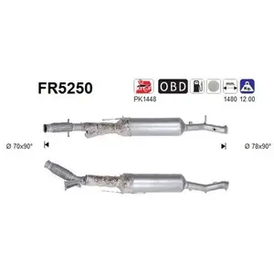 AS FR5250 Filtre à Particules pas cher