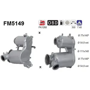 AS FM5149 Filtre à Particules pas cher