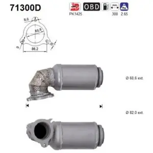 Catalyseur Mercedes-Benz As 71300d pas cher