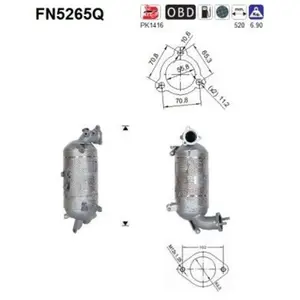 AS FN5265Q Filtre à Particules