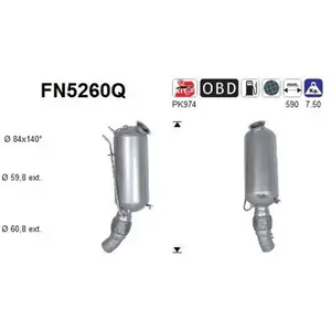 AS FN5260Q Filtre à Particules pas cher