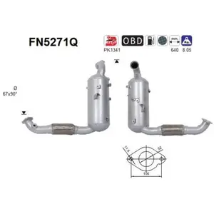 AS FN5271Q Filtre à Particules pas cher