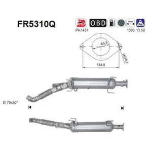 AS FR5310Q Filtre à Particules pas cher
