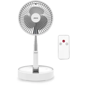 Jocca Ventilateur sur Pied Pliable avec Télécommande Batterie 7200mAh