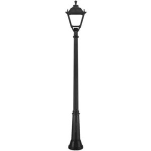 Luminaire pour mât indura medium 4 IP55 E27 70W 530mm Noir