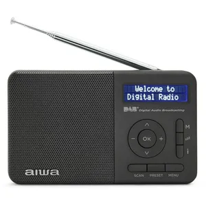 Aiwa Radio Aiwa RD40DABBK Noir 2000 mAh pas cher