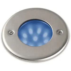NOVOLUX Encastrement mural / sol nat-led Round IP68 led smd Azul 1.50W CRI80 A... pas cher