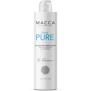 Comparateur de prix : Macca Clean & Pure Cleansing Milk Sensitive Skin 200ml