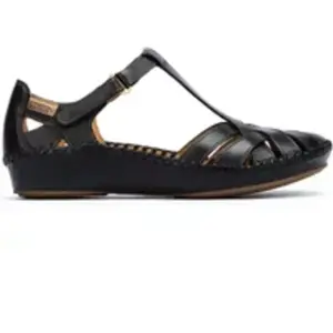 Comparateur de prix : Pikolinos Chaussure Semi-Ouverts en Cuir P. Vallarta pour Femme Colour Black