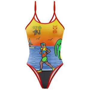 Otso Maillot De Bain Time To Tri Run L pas cher
