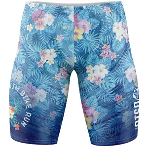 Maillot de bain Otso Swim Bike Run bleu profond rose - M
