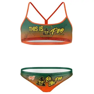 Otso Bikini Emoji Be Like Poo XS pas cher