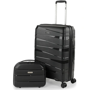 JASLEN Set Valise Rigide 3 Pièce 161360B  Noir pas cher