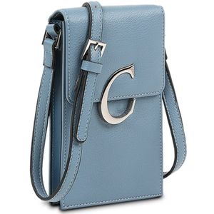 Cimarron Mini Sac À Bandoulière Avec Rabat Pour Téléphone Pour Femmes Cuir Synthétique De L 315121  Tejano Bleu