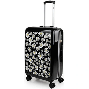 SKPAT Valise Moyenne 133660 Daisies Noires pas cher