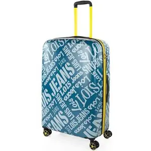 LOIS Grande Valise Rigide 4 Roulettes 171570 Cowboy Bleu-Gris pas cher