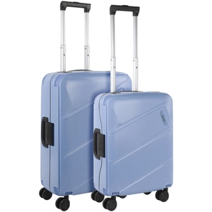 JASLEN Set De Valises Rigides 4 Roulettes 161815 Bleu pas cher