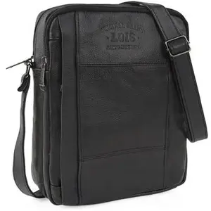 Lois Sacoche Homme Cuir Bandouliere 325426 Noir pas cher