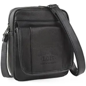 Lois Sacoche Homme Cuir Bandouliere 325421 Noir pas cher