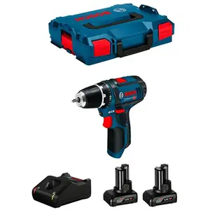 Bosch - Perceuse-Visseuse gsr 12V-15 (2 x 6,0 Ah GAL12V-40 L-Boxx 102) pas cher