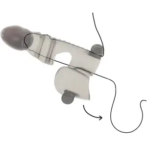 OHMAMA Gaine Pénis et Testicules avec 3 Moteurs pour Plaisir Intense pas cher