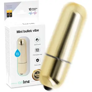 Comparateur de prix : Online Mini Golden Vibrating Bullet 1ut