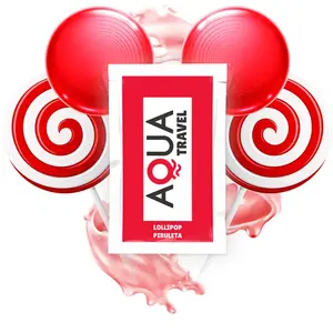AQUA Lubrifiant à Base d'Eau Saveur Sucette - 6ml pour Voyages et Plai... pas cher