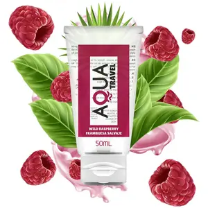 Comparateur de prix : Aqua Travel Lubrifiant à Base d'Eau Arôme Framboise Sauvage 50ml
