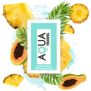 AQUA Lubrifiant à Base d'Eau Saveur Fruits Tropicaux pour Voyage - 40ml pas cher