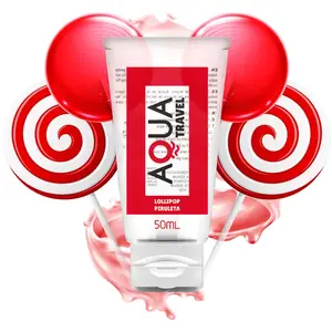 Comparateur de prix : Aqua Travel Lubricant à Base d'Eau Goût de Sucette 50ml