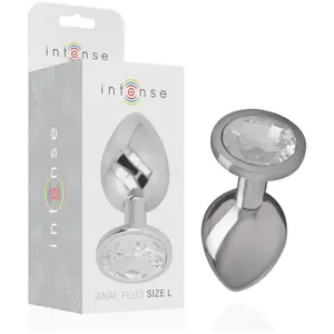 Comparateur de prix : Intense Plug Anal en Métal avec Cristal Argent Taille L 1ut