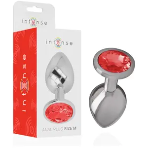 Comparateur de prix : Intense Plug Anal en Métal avec Cristal Rouge Taille M 1ut
