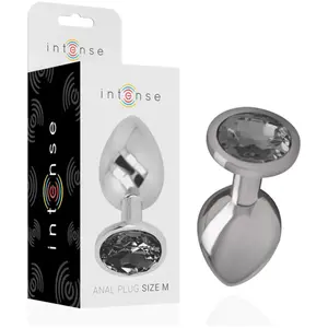 Intense Plug Anal en Métal avec Cristal Noir Taille M 1utVendu pardocmorris