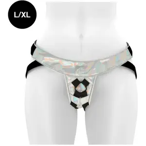 Comparateur de prix : Harnais Fantaisie Mythologie Irisé L/XL pour Pegging et Fétichisme