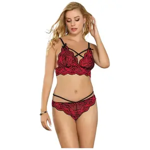 Comparateur de prix : Ensemble Deux Pièces Sublime en Dentelle pour Femmes S/M - S/M